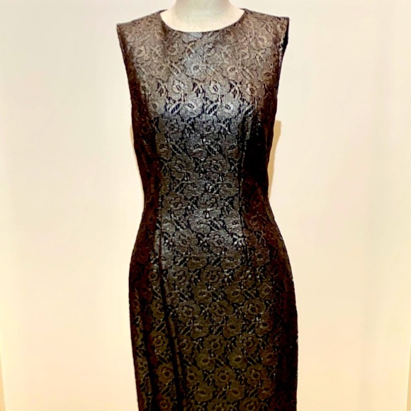 🎉HP‼️⚜️NWT! Metallic White House Black Market Pewter Sheath✨✨✨ - Picture 9 of 14